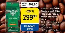 Tesco StarbucksⓇ Pike Place Espresso Roast Zrnková káva nabídka