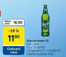 Tesco Staropramen 10, 0.5 l, sklo nabídka
