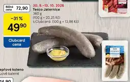 Tesco Tesco Jaternice nabídka