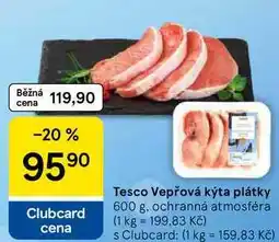 Tesco Tesco Vepřová kýta plátky nabídka