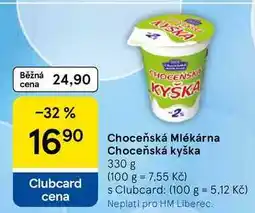 Tesco Choceňská Mlékárna Choceňská kyška nabídka