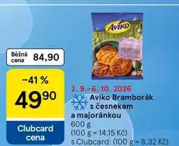 Tesco Aviko Bramborák s česnekem a majoránkou nabídka