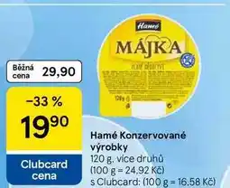 Tesco Hamé Konzervované výrobky nabídka