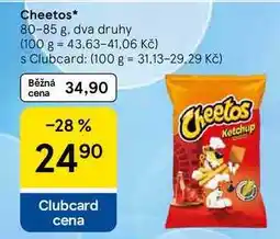 Tesco Cheetos nabídka