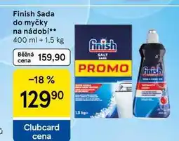 Tesco Finish Sada do myčky na nádobí, 400 ml + 1,5 kg nabídka