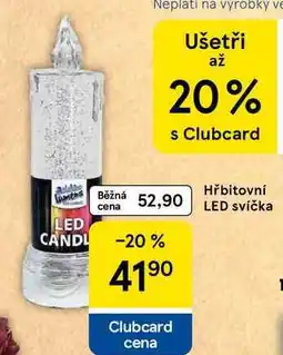Tesco Hřbitovní LED svíčka nabídka