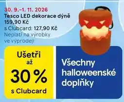 Tesco Tesco LED dekorace dýně nabídka