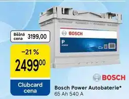 Tesco Bosch Power Autobaterie, 65 Ah 540 A nabídka