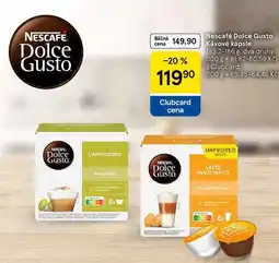Tesco Nescafé Dolce Gusto Kávové kapsle, 183,2-186 g, dva druhy nabídka