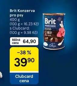 Tesco Brit Konzerva pro psy nabídka
