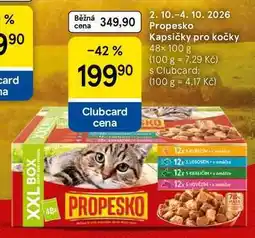 Tesco Propesko Kapsičky pro kočky, 48× nabídka