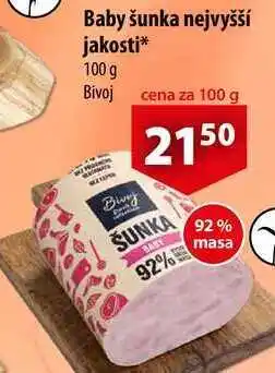 CBA Baby šunka nejvyšší jakosti nabídka
