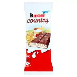 Tamda Foods Kinder Country mléčná čokoláda s mléčnou náplní a obilovinami 23,5g nabídka