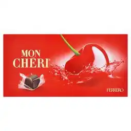 Tamda Foods Mon Chéri Čokoládové bonbony formované s likérovou náplní a celou třešní 157,5g nabídka