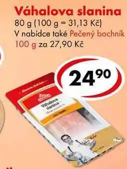 CBA Váhalova slanina nabídka