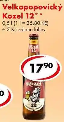 CBA Velkopopovický Kozel 12 nabídka
