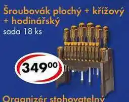 CBA Šroubovák plochý + křížový + hodinářský nabídka