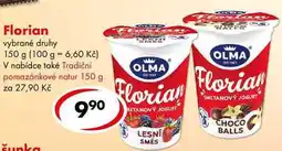 CBA Florian, vybrané druhy nabídka