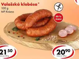 CBA Valašská klobása nabídka