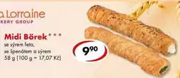 CBA Midi Börek nabídka