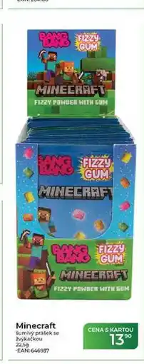 Tamda Foods Minecraft šumivý prášek se žvýkačkou nabídka