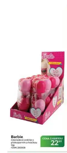 Tamda Foods Barbie čokoládové srdíčko s překvapením a hračkou nabídka