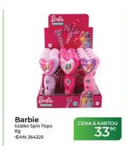 Tamda Foods Barbie lízátko Spin Pops nabídka