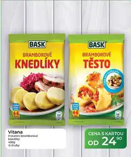 Tamda Foods Vitana Instantní bramborové knedlíky nabídka