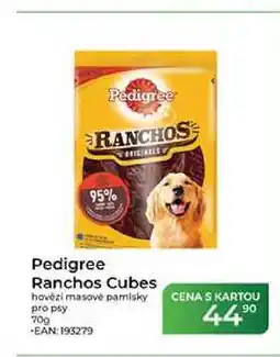 Tamda Foods Pedigree Ranchos Cubes hovězí masové pamlsky pro psy nabídka