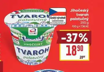 Billa Jihočeský tvaroh polotučný nabídka