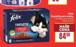 Billa Felix Kapsičky pro kočky 12× nabídka