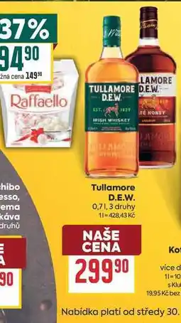 Billa Tullamore D.E.W nabídka