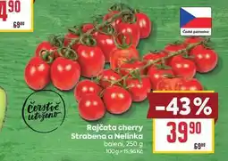 Billa Rajčata cherry Strabena a Nelinka balení nabídka