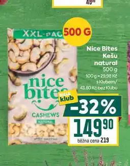 Billa Nice Bites Kešu natural nabídka