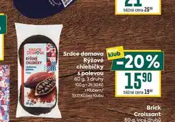 Billa Srdce domova klub Ryžové chlebíčky s polevou nabídka