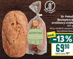 Billa Dr. Pekař Bezlepkový zrníčkový chléb nabídka
