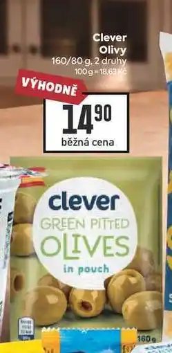 Billa Clever Olivy 160/80 g nabídka