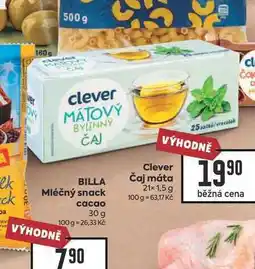 Billa Clever Čaj máta nabídka