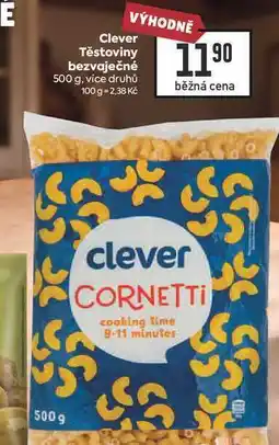 Billa Clever Těstoviny bezvaječné nabídka
