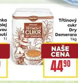 Billa Třtinový cukr Dry Demerara nabídka