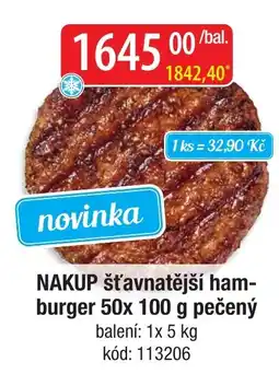 Qanto nakup šťavnatější hamburger nabídka
