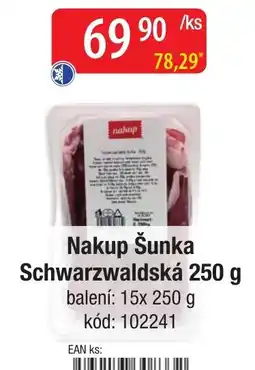 Qanto Nakup Šunka Schwarzwaldská nabídka
