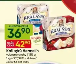 Hruška Král Sýrů Hermelín nabídka