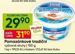 Hruška Pomazánkové tradiční nabídka