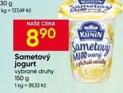 Hruška Sametový jogurt nabídka
