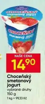 Hruška Choceňský smetanový jogurt nabídka