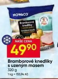 Hruška Bramborové knedlíky s uzeným masem nabídka