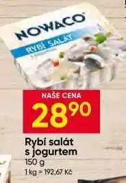 Hruška Rybí salát s jogurtem nabídka