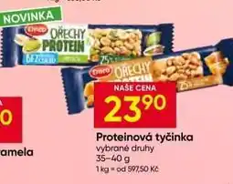 Hruška Proteinová tyčinka nabídka