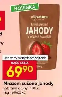 Hruška Mrazem sušené jahody nabídka